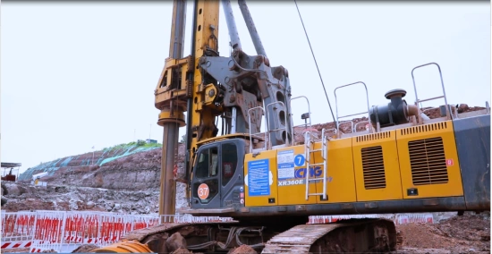 Más de 30 equipos de perforación rotatoria de XCMG entran en el proyecto del centro de tráfico de Chongqing
